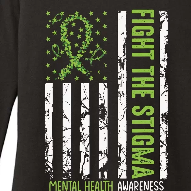 In May We Wear Green Mental Health Awareness Month Womens CVC Long Sleeve Shirt