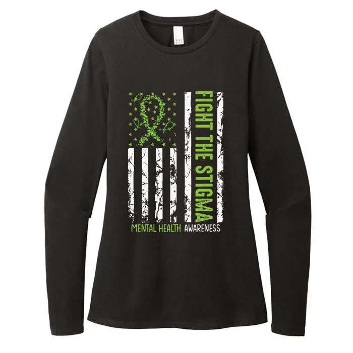 In May We Wear Green Mental Health Awareness Month Womens CVC Long Sleeve Shirt