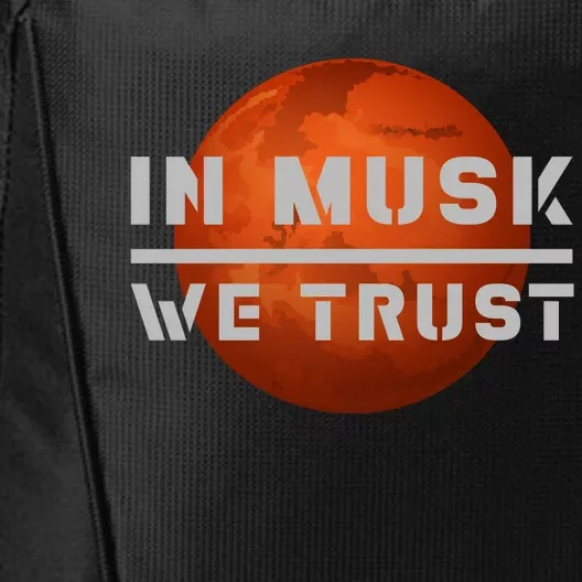 In Musk We Trust Mars City Backpack