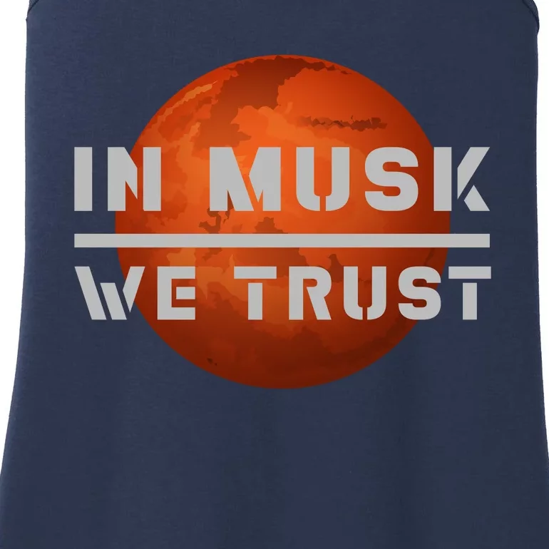 In Musk We Trust Mars Ladies Essential Tank