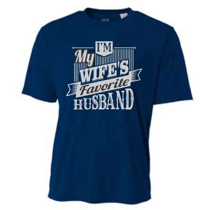 IM My WifeS Favorite Husband Cooling Performance Crew T-Shirt