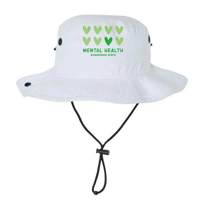 In May We Wear Green Mental Health Awareness Month Legacy Cool Fit Booney Bucket Hat