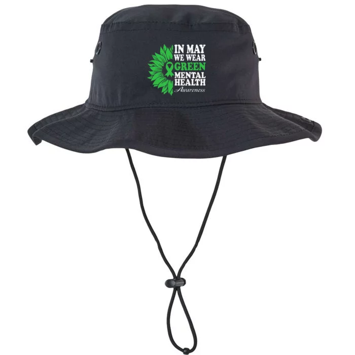 In May We Wear Green Mental Health Awareness Legacy Cool Fit Booney Bucket Hat