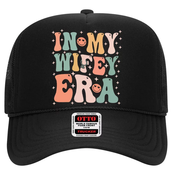 In my Wifeyera in my engagement era Bridetobe Fiance High Crown Mesh Trucker Hat