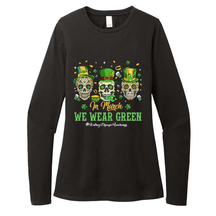 In March We Wear Green Womens CVC Long Sleeve Shirt