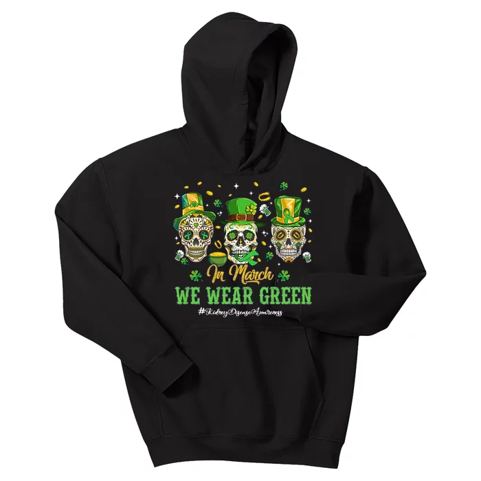 In March We Wear Green Kids Hoodie