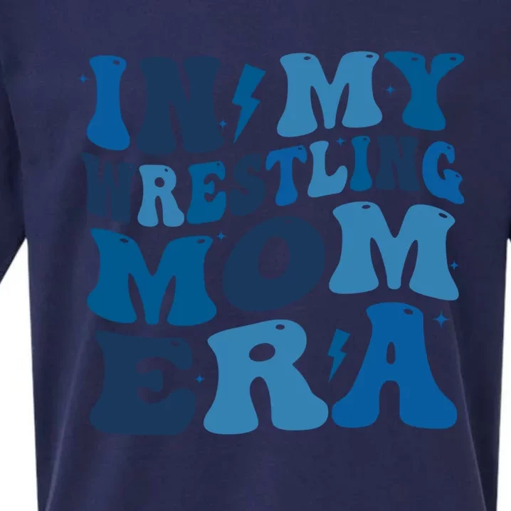 In My Wrestling Mom Era Gift Sueded Cloud Jersey T-Shirt