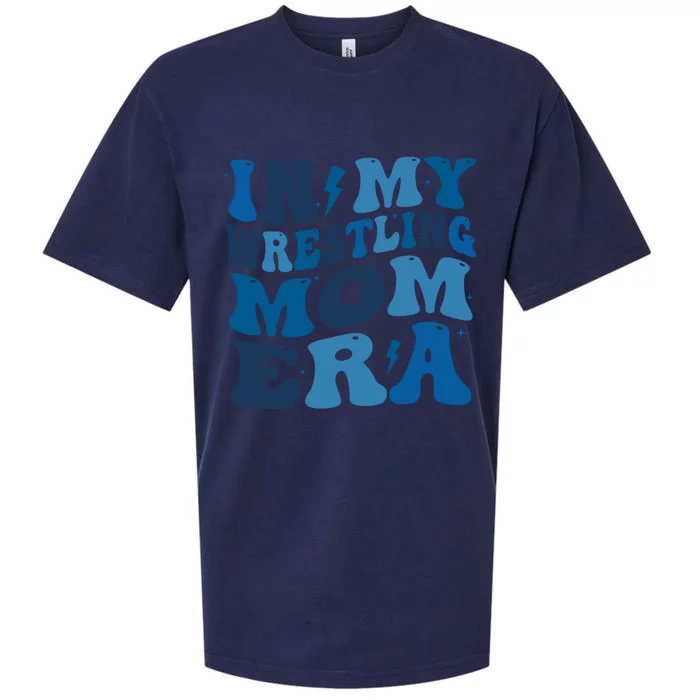 In My Wrestling Mom Era Gift Sueded Cloud Jersey T-Shirt