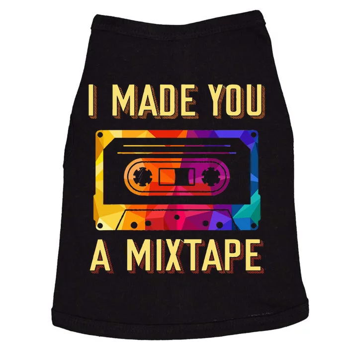 I Made You A Mixtape 80s 90s Vintage Costume Cassette Tape Doggie Tank