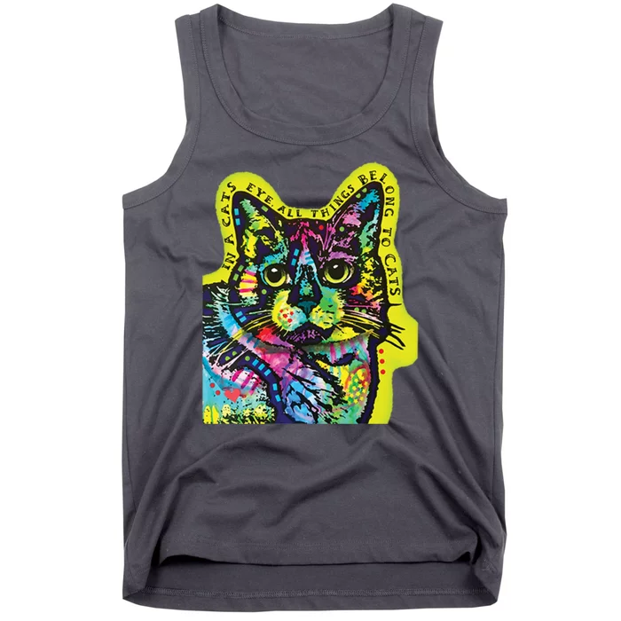 In A Cats Eye Colorful Tank Top