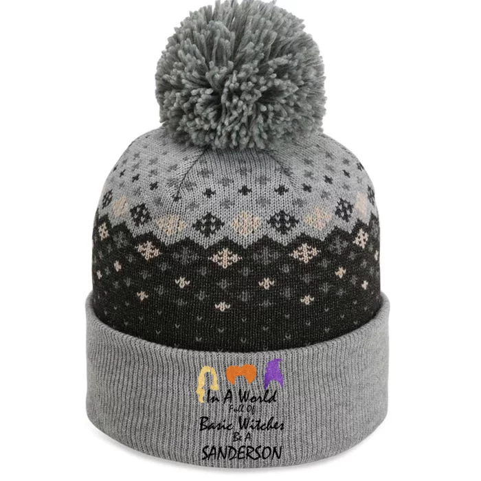 In A World Full Of Basic Witches Be A Sanderson The Baniff Cuffed Pom Beanie