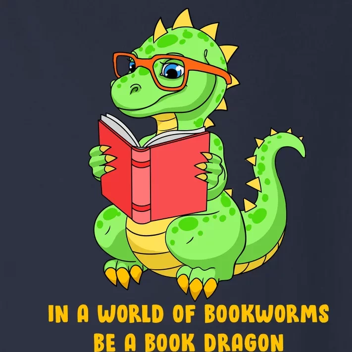 In A World Of Bookworms Be A Book Dragon Toddler Long Sleeve Shirt