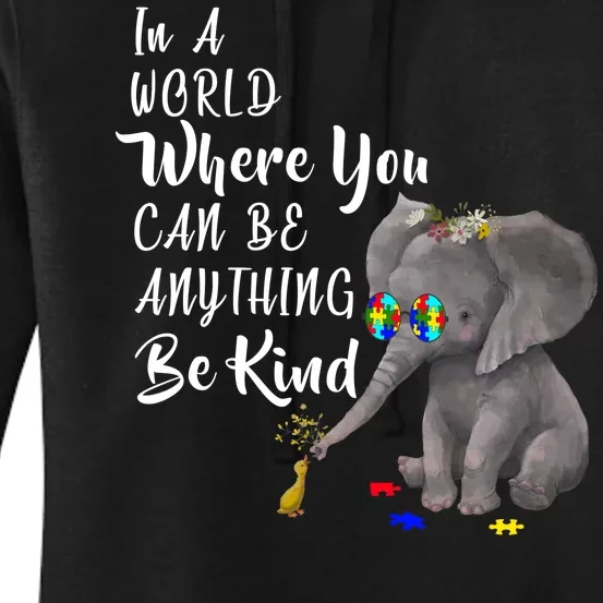 In A World Where You Can Be Kind Women's Pullover Hoodie