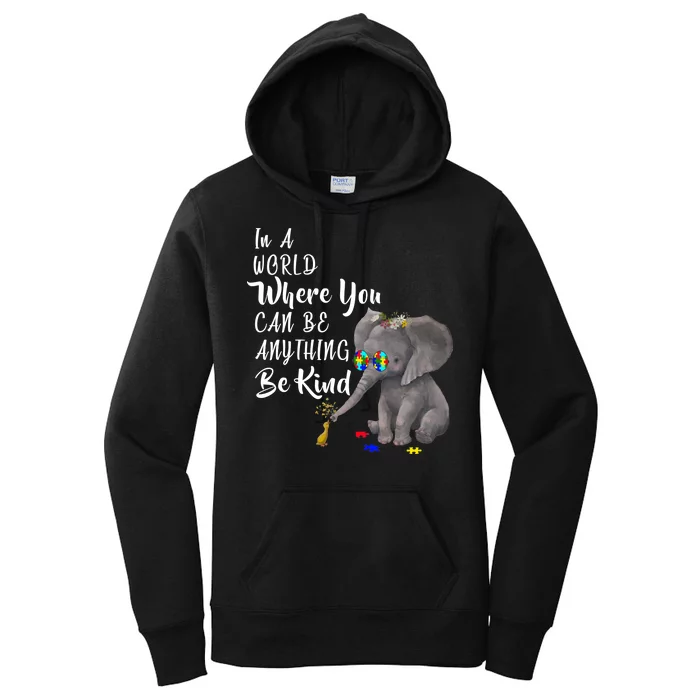 In A World Where You Can Be Kind Women's Pullover Hoodie