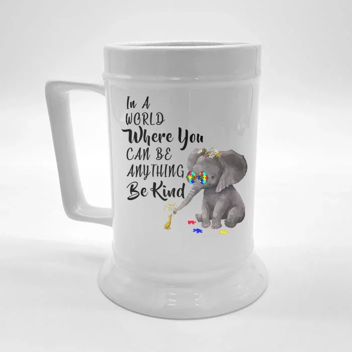 In A World Where You Can Be Kind Front & Back Beer Stein