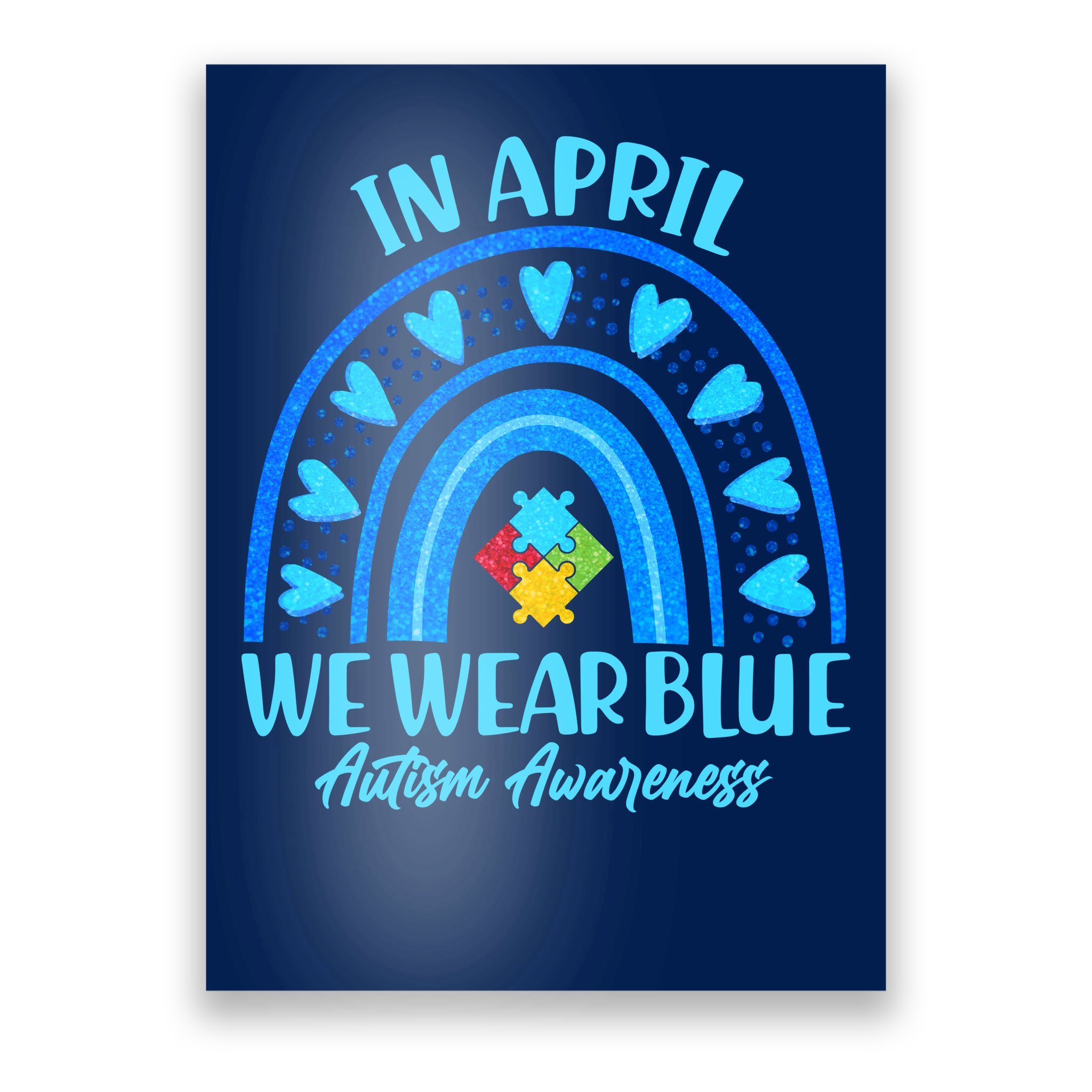 Autism Awareness Collaborative Poster for April and Spring
