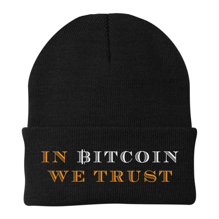 In Bitcoin We Trust Knit Cap Winter Beanie