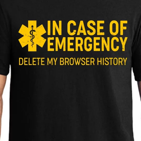 In Case Of Emergency Delete My Browser History Pajama Set