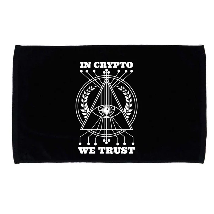 In Crypto We Trust Microfiber Hand Towel