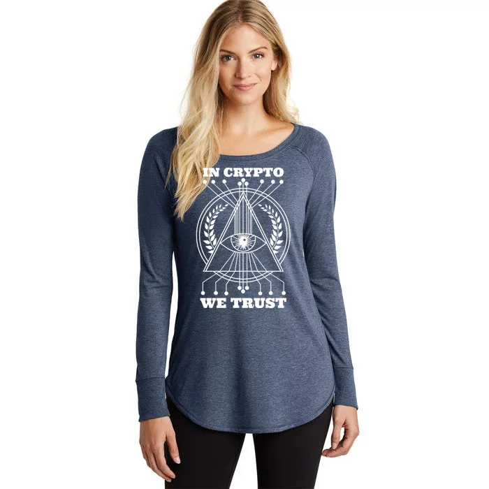 In Crypto We Trust Women's Perfect Tri Tunic Long Sleeve Shirt