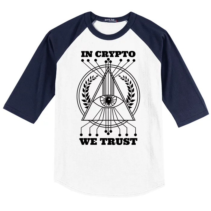 In Crypto We Trust Baseball Sleeve Shirt