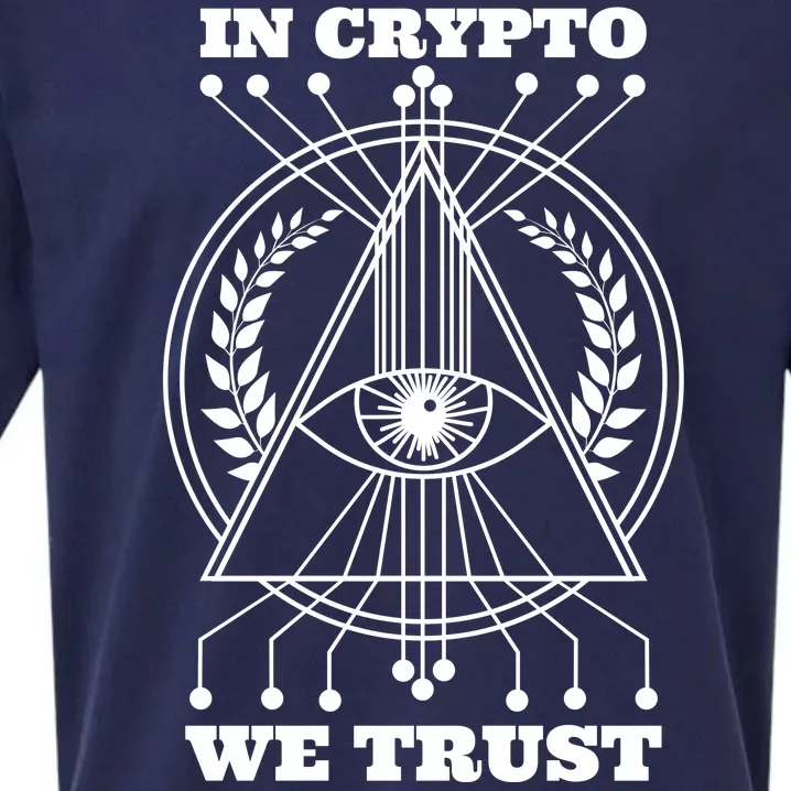 In Crypto We Trust Sueded Cloud Jersey T-Shirt