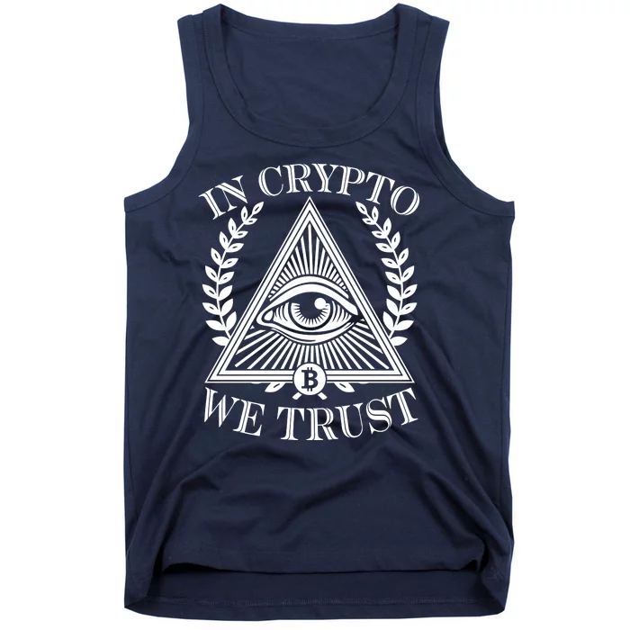 In Crypto We Trust Vintage Logo Tank Top