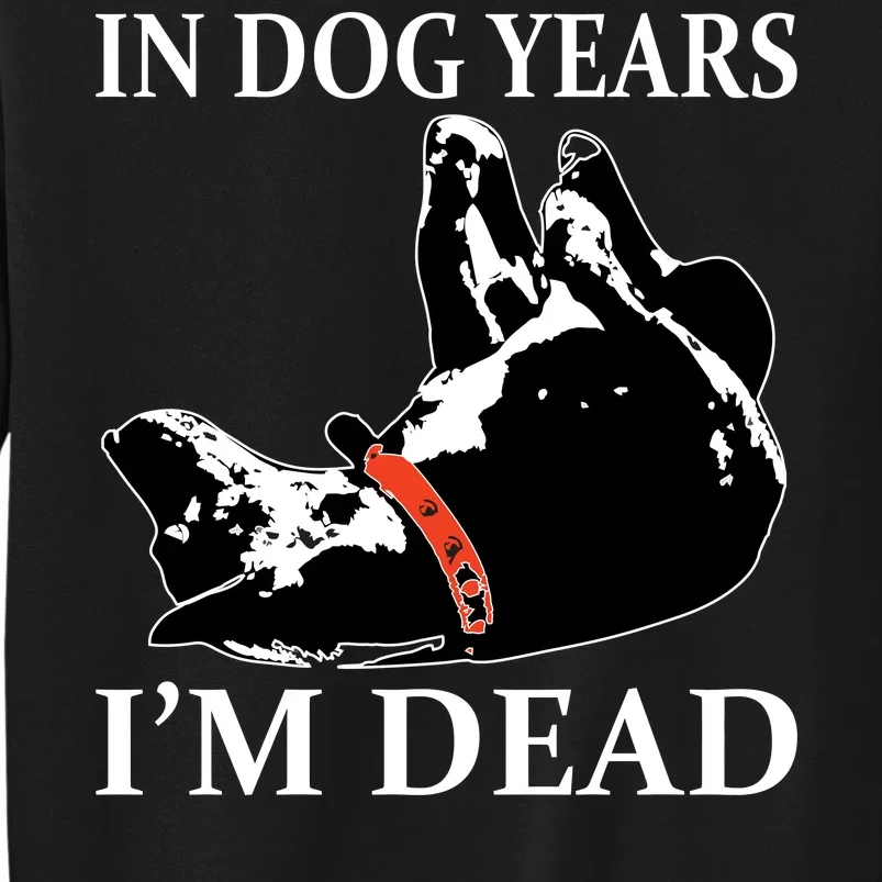 In Dog Years I'm Dead Funny Birthday Tall Sweatshirt