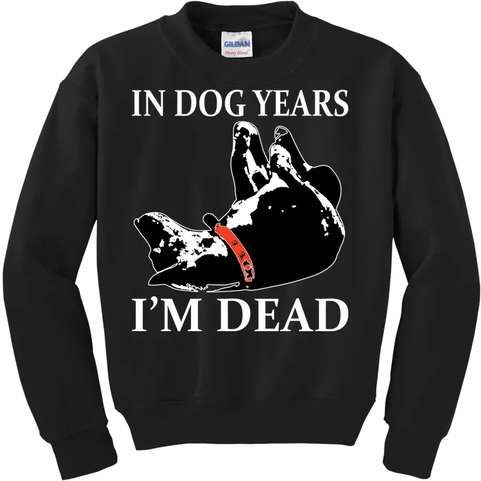 In Dog Years I'm Dead Funny Birthday Kids Sweatshirt