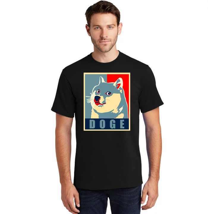 In Dogecoin We Trust Doge Crypto Tall T-Shirt