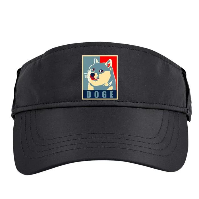 In Dogecoin We Trust Doge Crypto Adult Drive Performance Visor