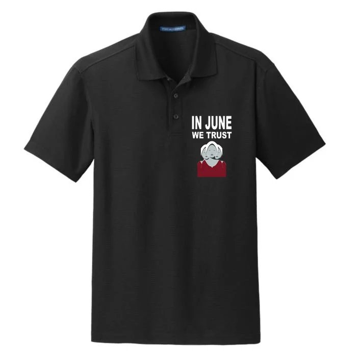 In June We Trust Dry Zone Grid Performance Polo