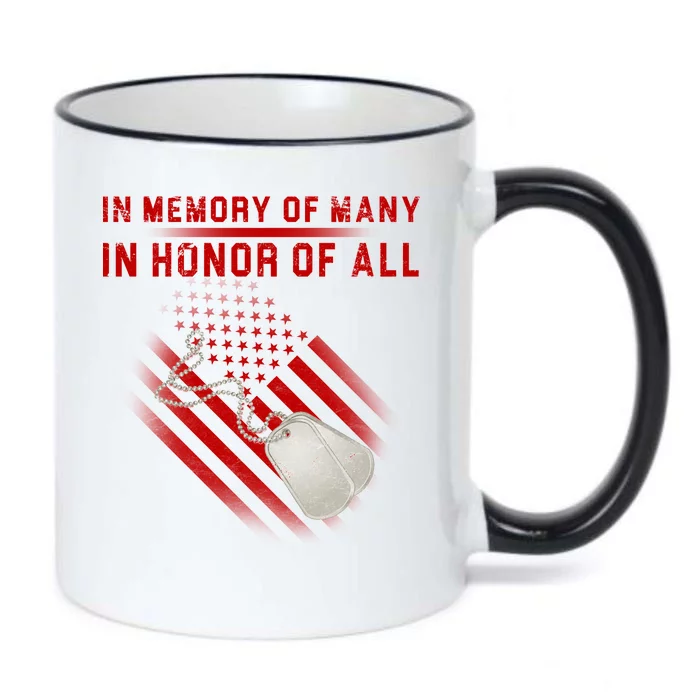 In Memory Of Many In Honor Of All Black Color Changing Mug