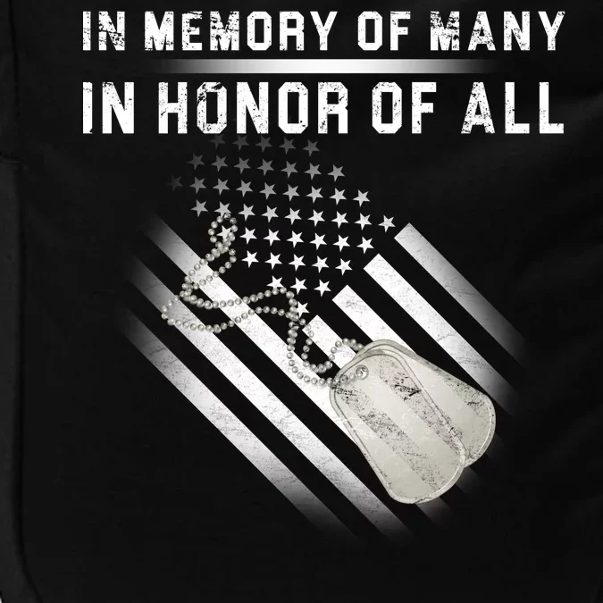 In Memory Of Many In Honor Of All Impact Tech Backpack