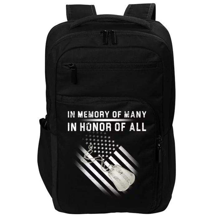 In Memory Of Many In Honor Of All Impact Tech Backpack