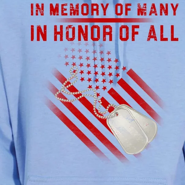 In Memory Of Many In Honor Of All Unisex Surf Hoodie