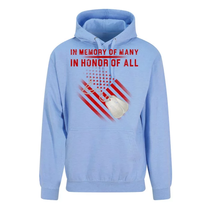 In Memory Of Many In Honor Of All Unisex Surf Hoodie