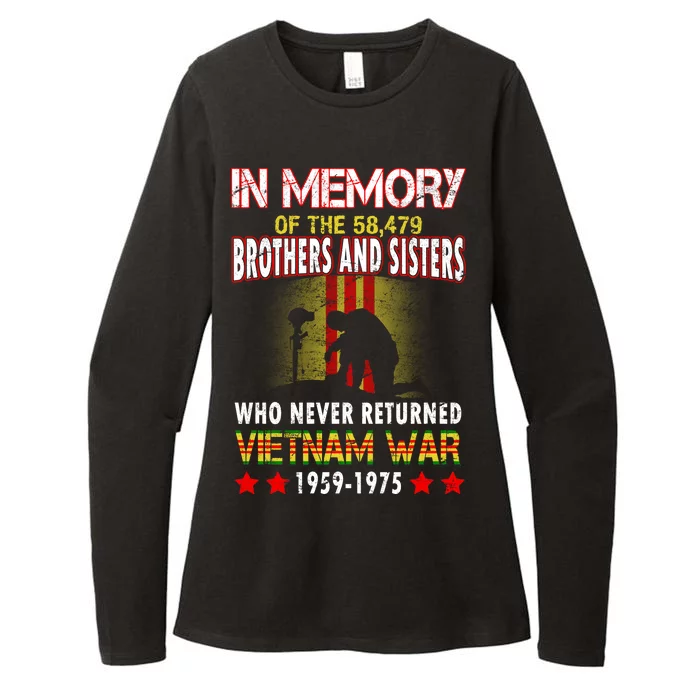 In Memory Of Vietnam Brothers And Sisters Womens CVC Long Sleeve Shirt