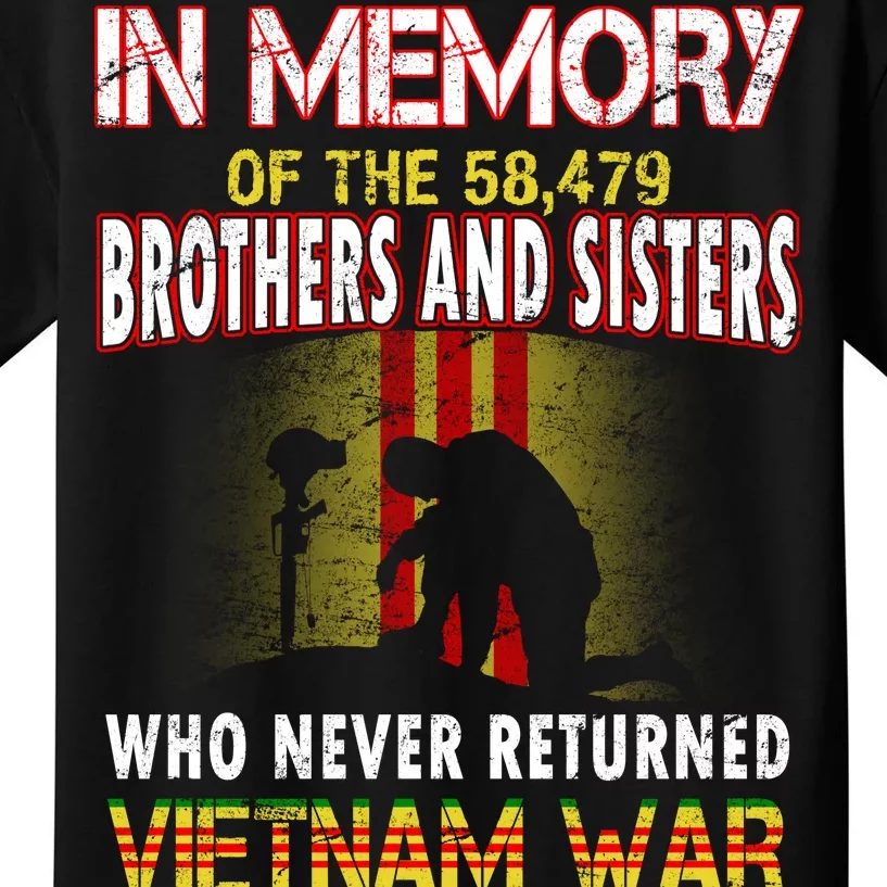 In Memory Of Vietnam Brothers And Sisters Kids T-Shirt