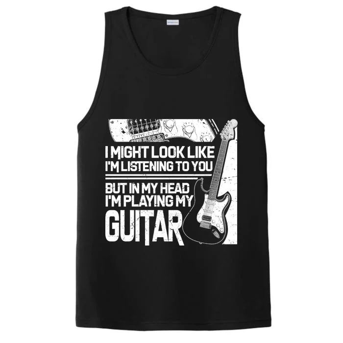 In My Head I'm Playing My Guitar Performance Tank