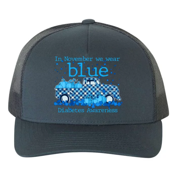 In November We Wear Blue Diabetes Awareness Yupoong Adult 5-Panel Trucker Hat