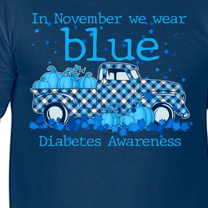 In November We Wear Blue Diabetes Awareness Comfort Colors T-Shirt