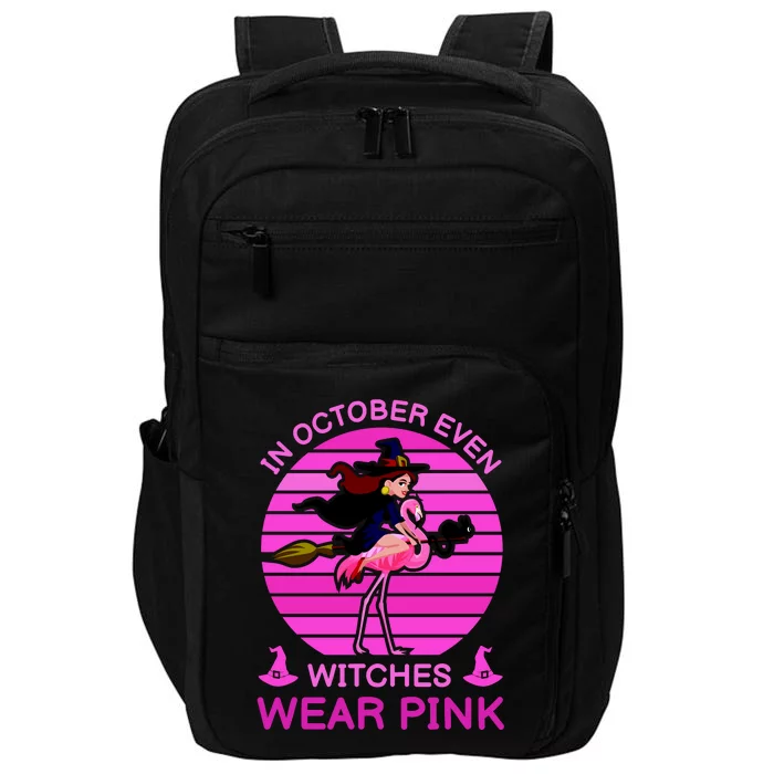 In October Even Witches Wear Pink Impact Tech Backpack