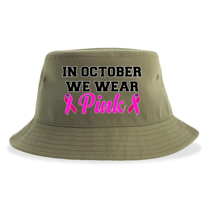 In October We Wear Pink Sustainable Bucket Hat