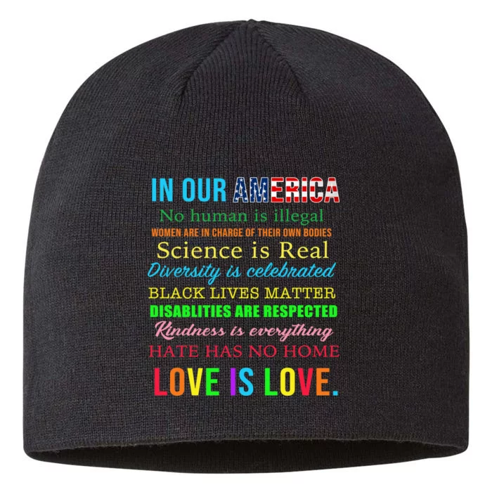 In Our America We Are Equal 8 1/2in Sustainable Knit Beanie