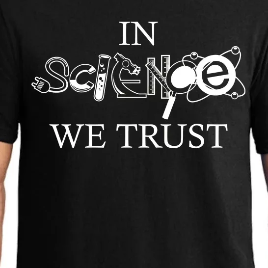 In Science We Trust Cool Science Logos Pajama Set