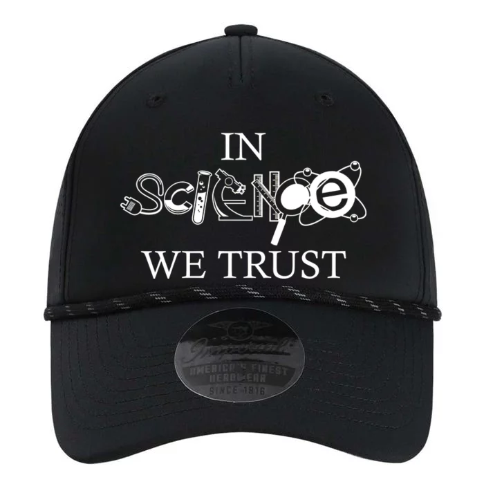 In Science We Trust Cool Science Logos Performance The Dyno Cap