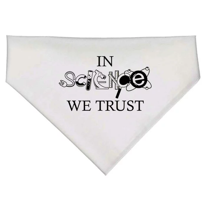 In Science We Trust Cool Science Logos USA-Made Doggie Bandana