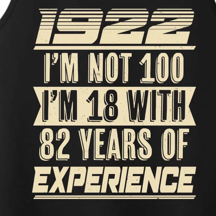 I'm Not 100 1922 Birthday Performance Tank