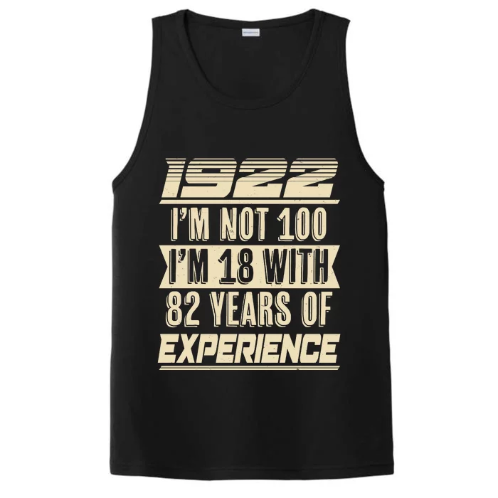 I'm Not 100 1922 Birthday Performance Tank